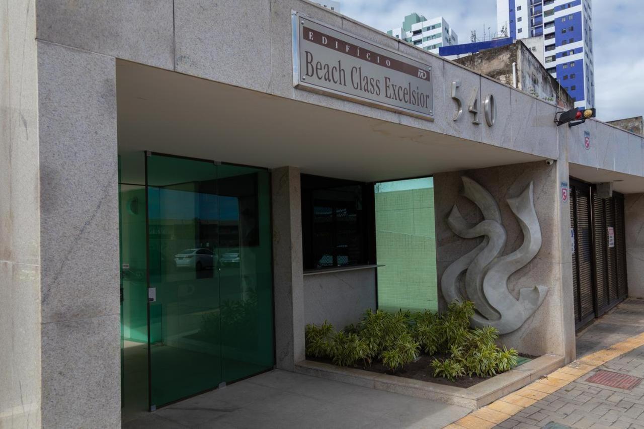 Flat Beach Class Excelsior - Em Frente Ao Shopping Riomar เฮซิเฟ ภายนอก รูปภาพ