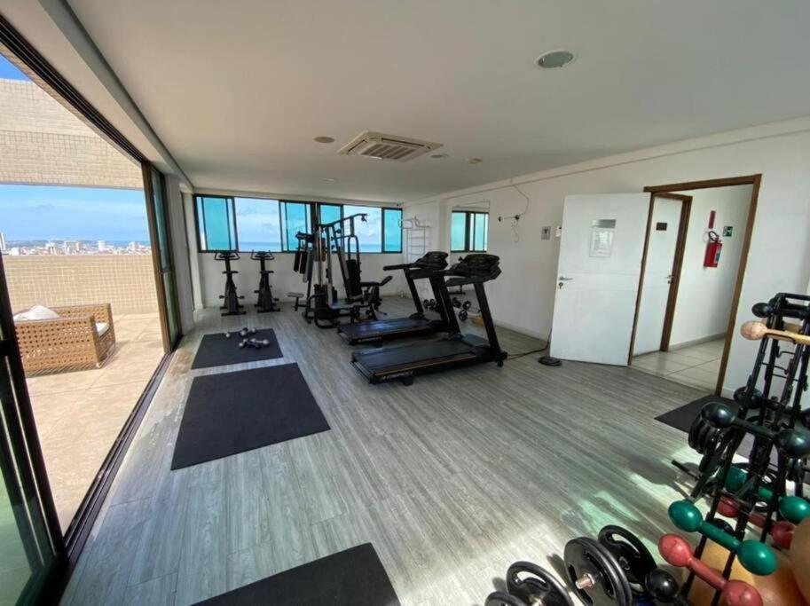 Flat Beach Class Excelsior - Em Frente Ao Shopping Riomar เฮซิเฟ ภายนอก รูปภาพ