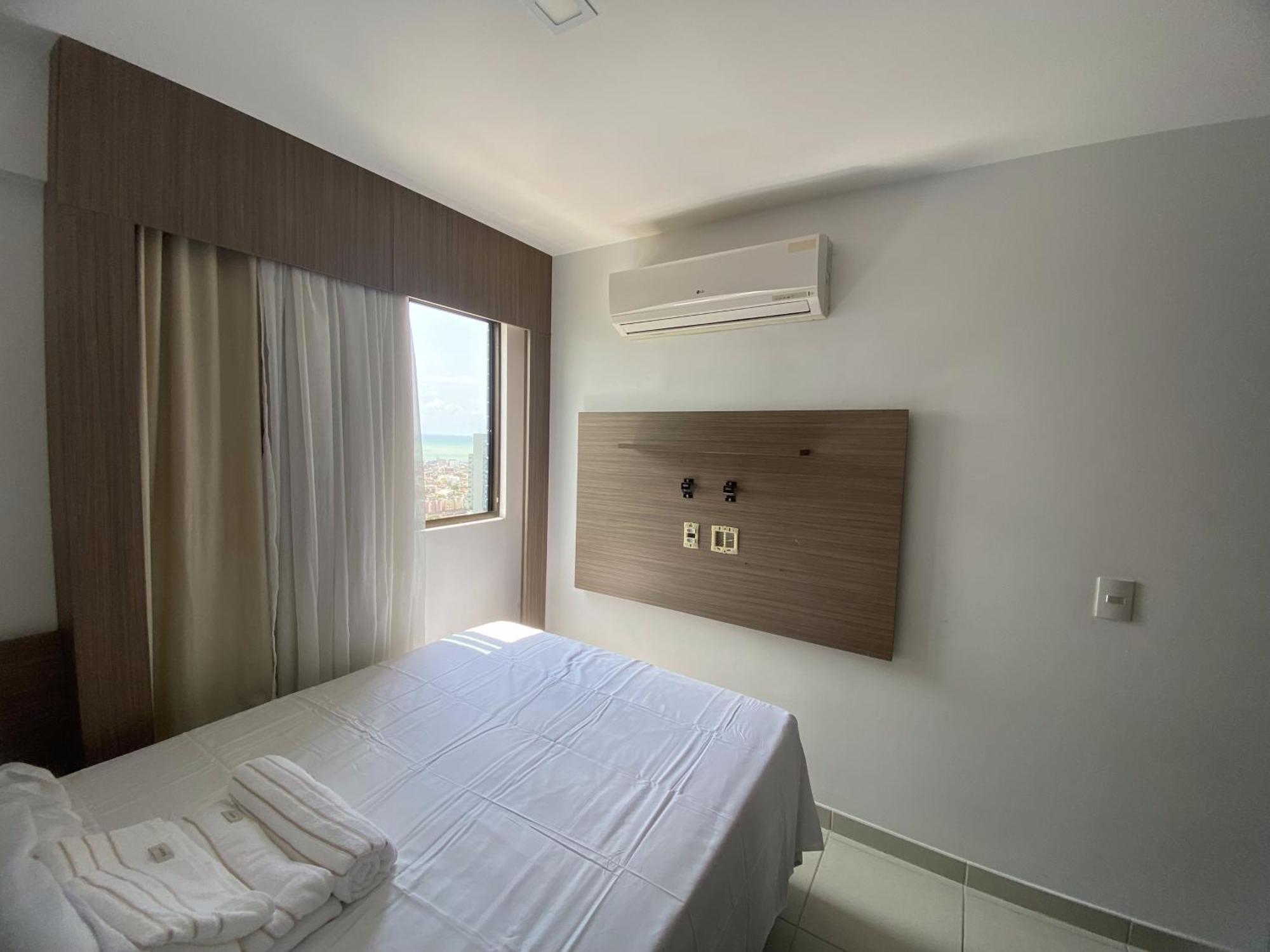 Flat Beach Class Excelsior - Em Frente Ao Shopping Riomar เฮซิเฟ ภายนอก รูปภาพ