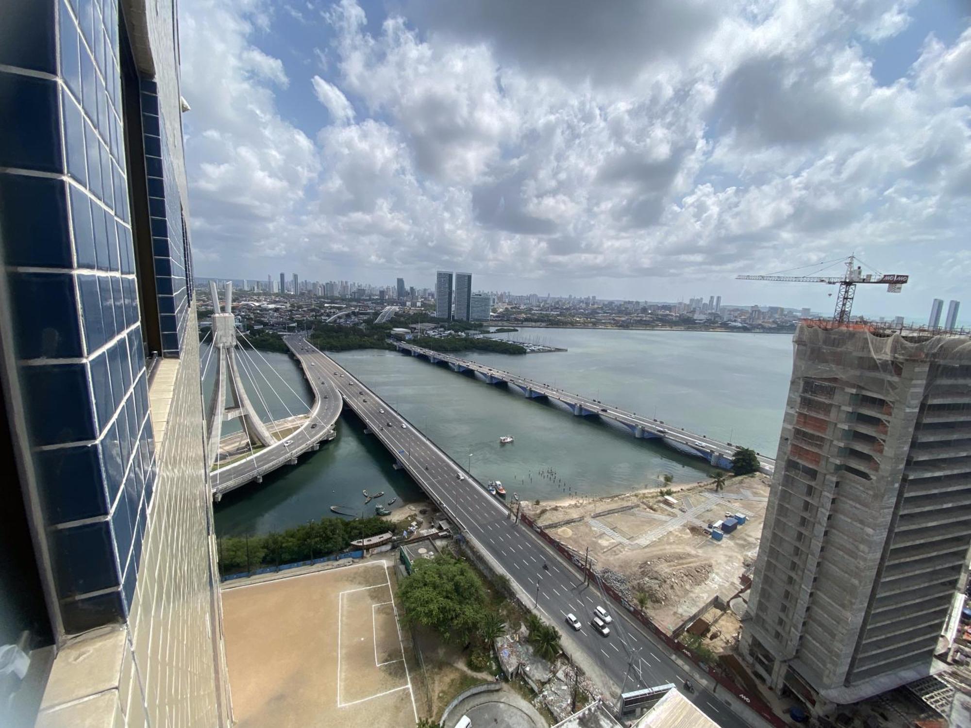 Flat Beach Class Excelsior - Em Frente Ao Shopping Riomar เฮซิเฟ ภายนอก รูปภาพ