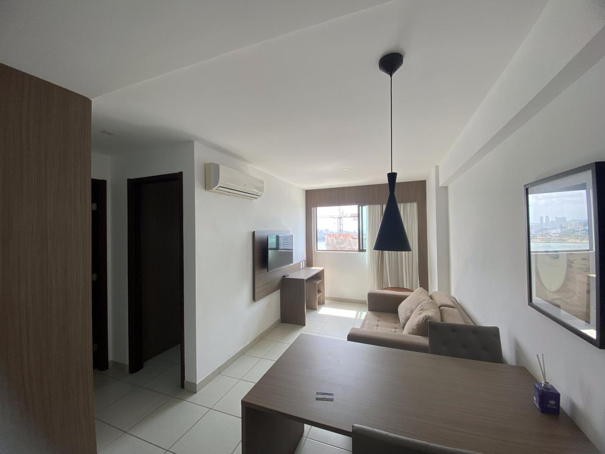 Flat Beach Class Excelsior - Em Frente Ao Shopping Riomar เฮซิเฟ ภายนอก รูปภาพ