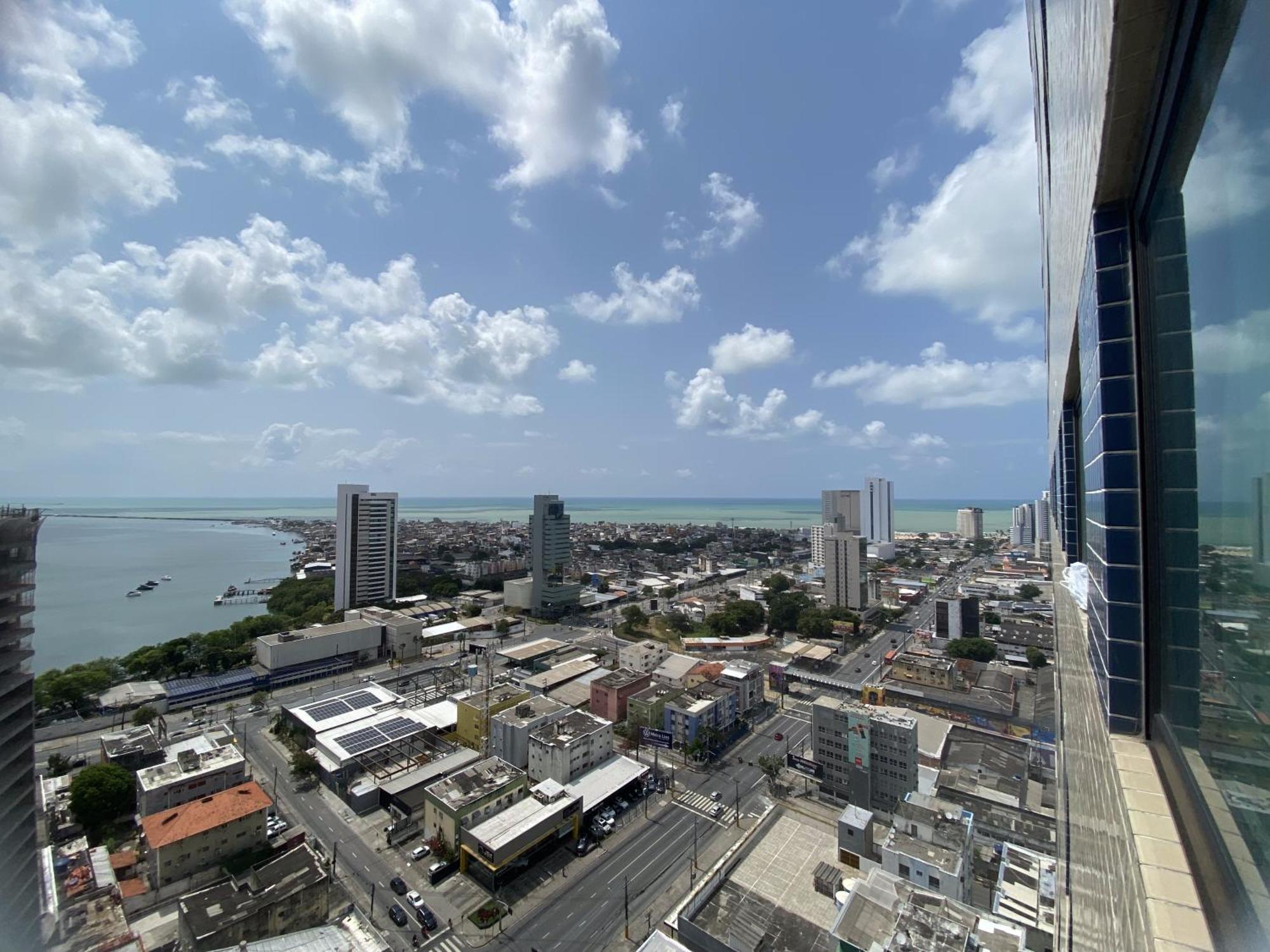 Flat Beach Class Excelsior - Em Frente Ao Shopping Riomar เฮซิเฟ ภายนอก รูปภาพ