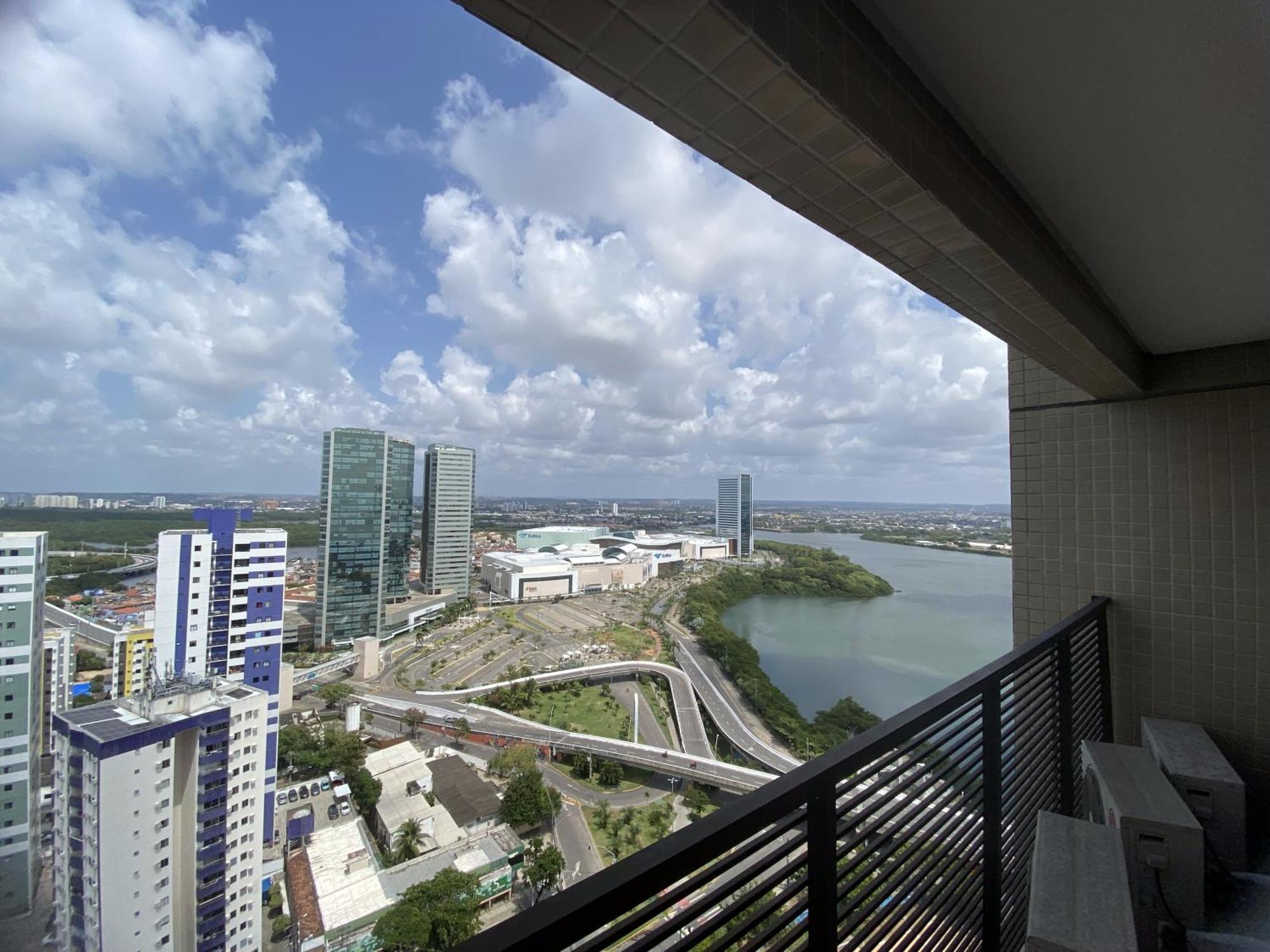 Flat Beach Class Excelsior - Em Frente Ao Shopping Riomar เฮซิเฟ ภายนอก รูปภาพ