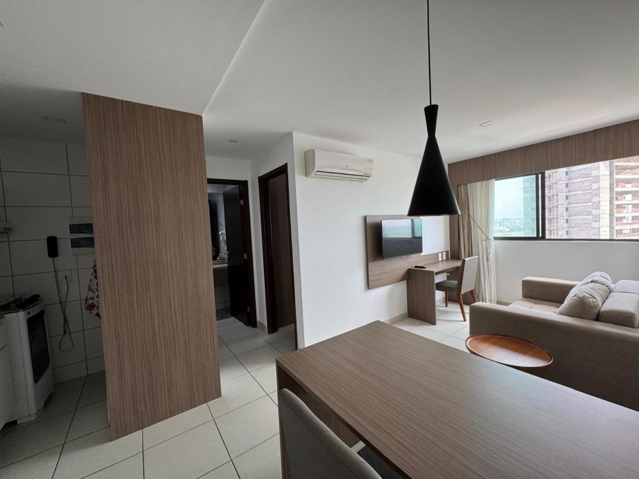 Flat Beach Class Excelsior - Em Frente Ao Shopping Riomar เฮซิเฟ ภายนอก รูปภาพ